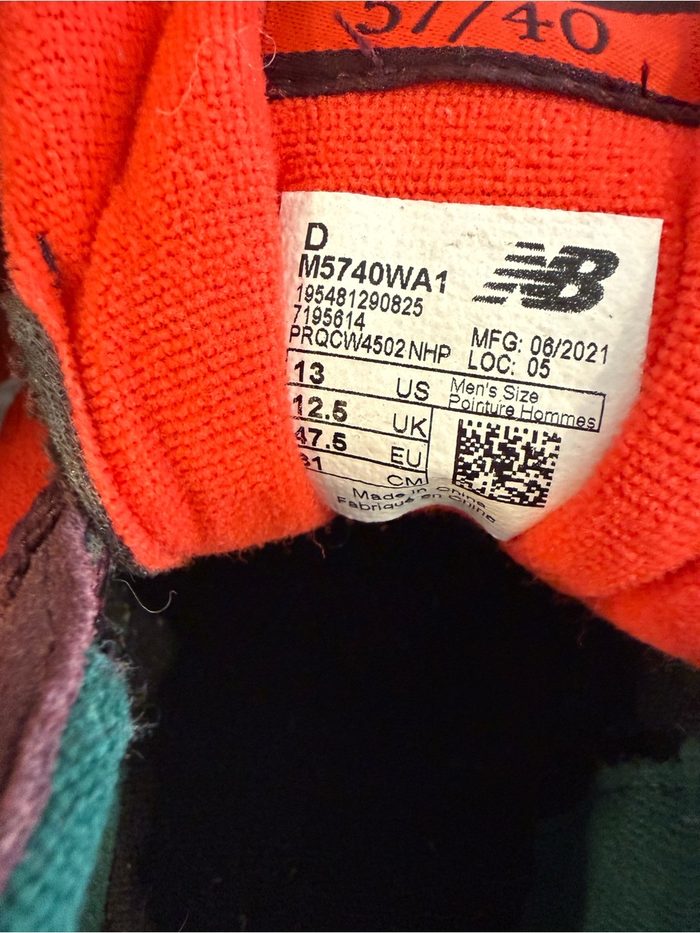 New Balance Men’s 57/40 Neo Henna Flame - Picture 11 of 12
